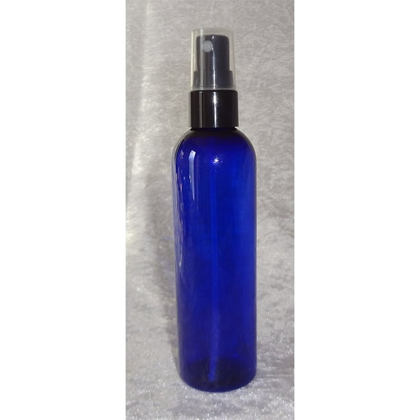 Blue Set of 6 8 Oz Plastic PET Bullet Bottle with Black Fine Mist Sprayer PremiumVials Blue Set of 6 8 Oz Plastic PET Bullet Bottle with Black Fine Mist Sprayer PremiumVials